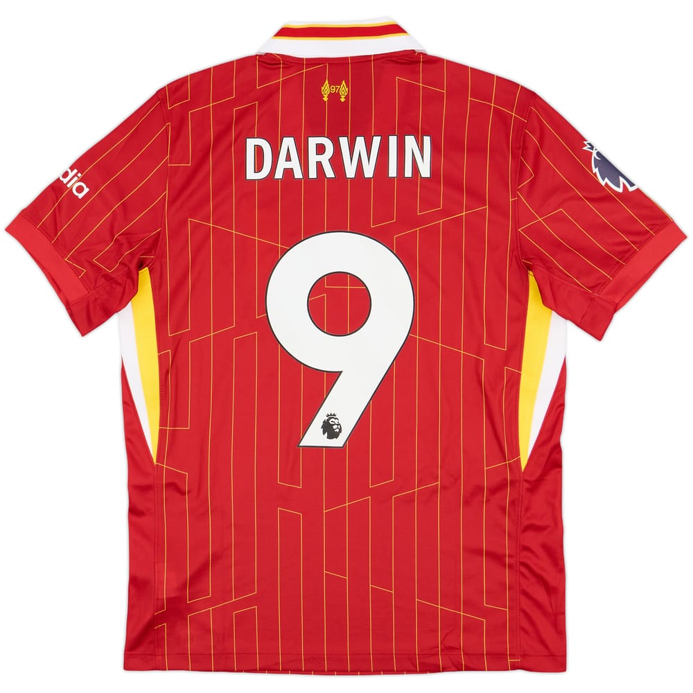 2024-25 Liverpool Home Shirt Darwin #9 - 10/10 - (M)
