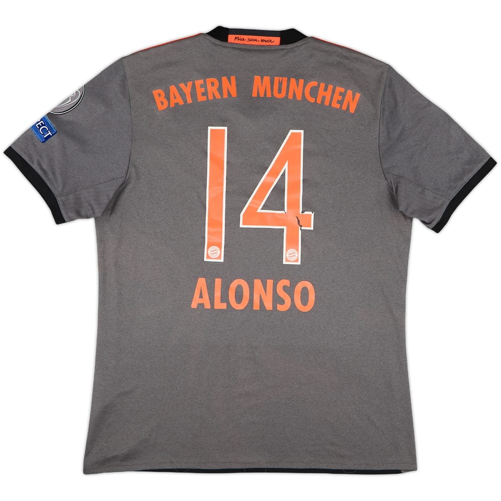 2016-17 Bayern Munich Away Shirt Alonso #14 - 6/10 - (M)