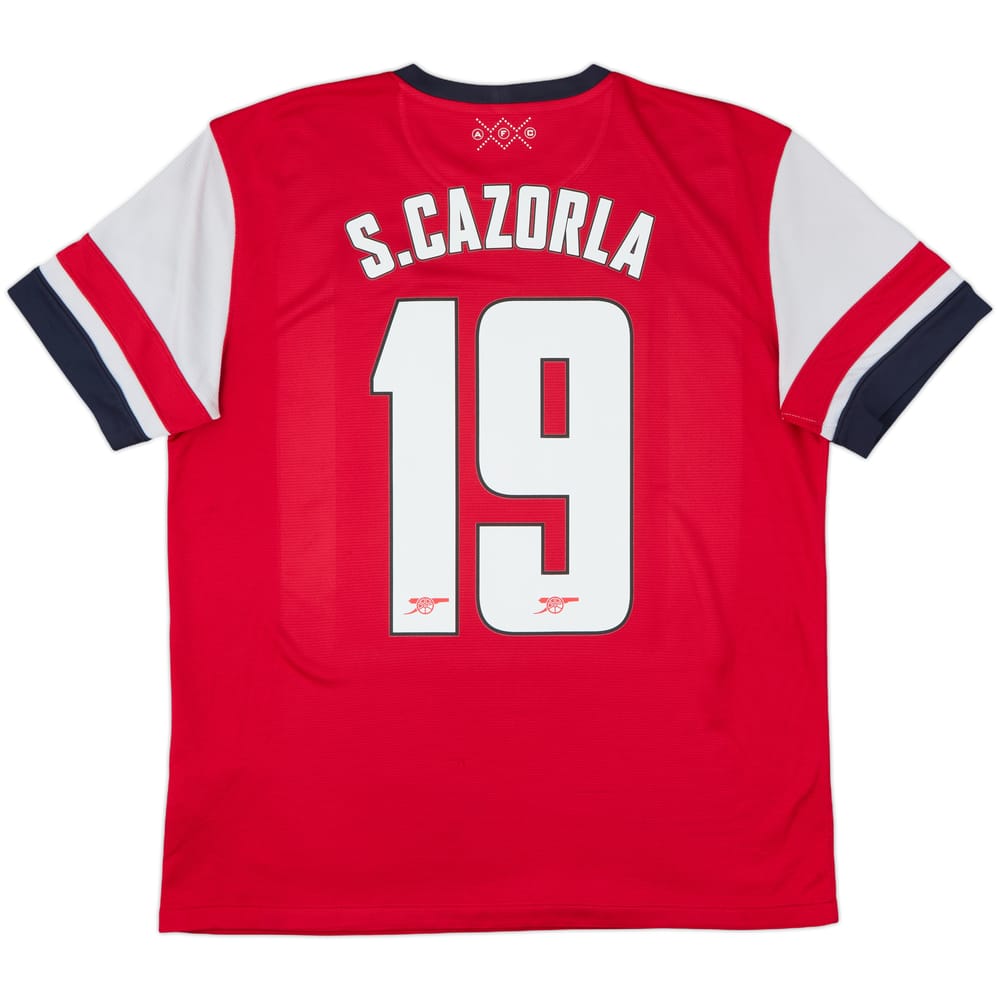 2012-14 Arsenal Home Shirt S.Cazorla #19 - 8/10 - (L)