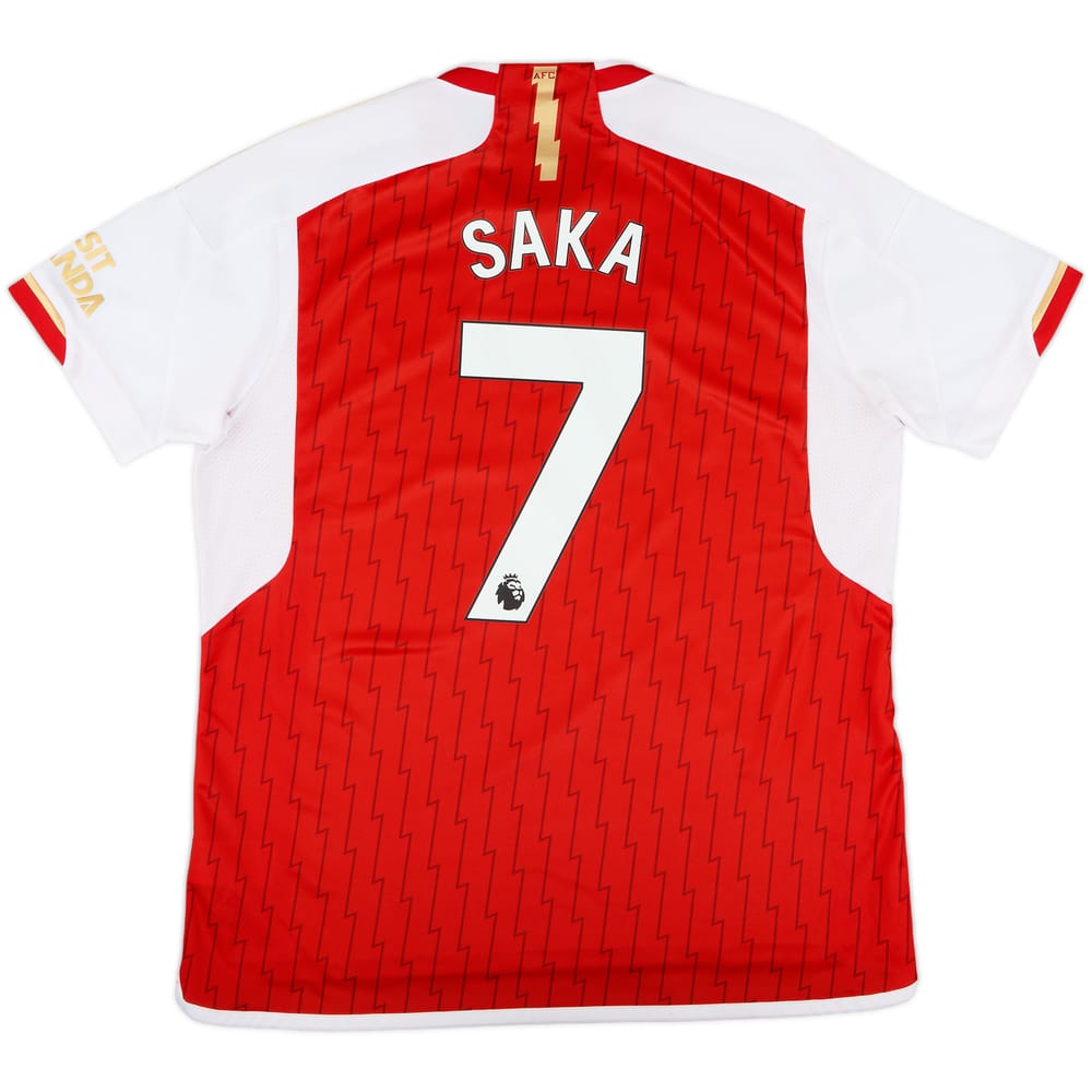 2023-24 Arsenal Home Shirt Saka #7 - 10/10 - (XL)