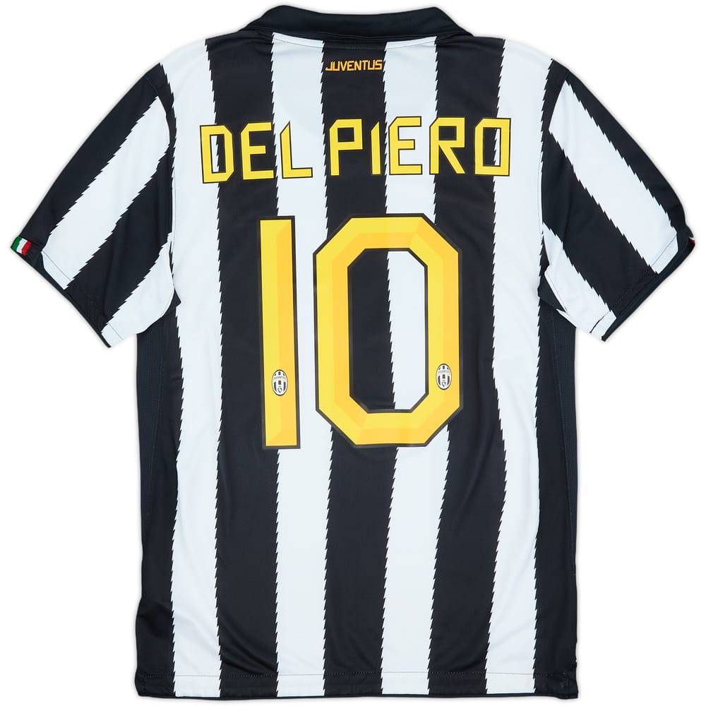 2010-11 Juventus Home Shirt Del Piero #10 - 8/10 - (S)