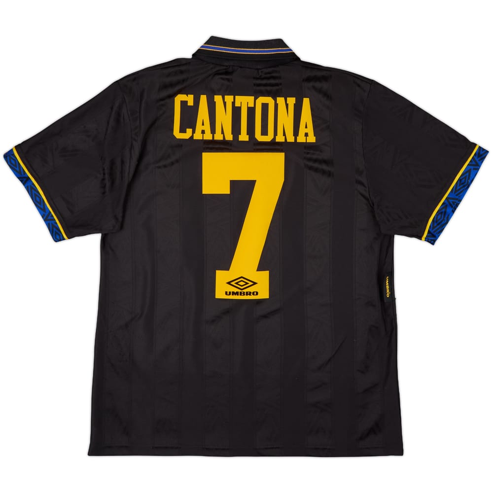 1993-95 Manchester United Away Shirt Cantona #7 - 8/10 - (M)