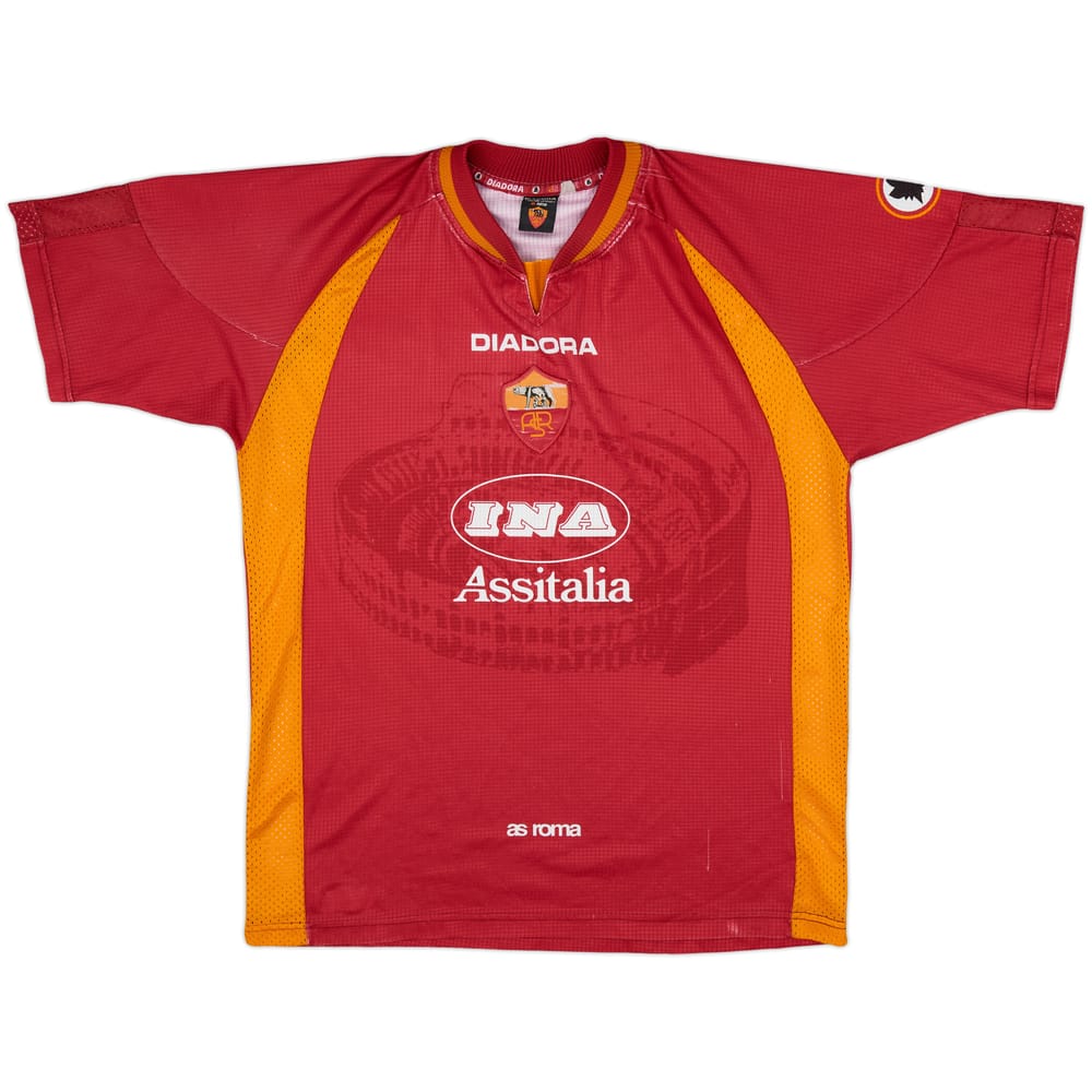 1997-98 Roma Home Shirt - 5/10 - (L)