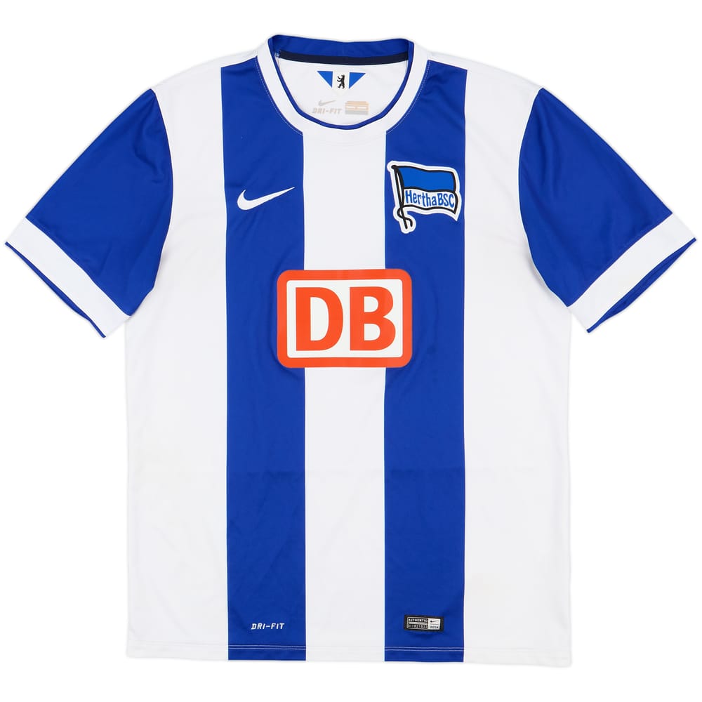 2014-15 Hertha Berlin Home Shirt - 9/10 - (L)