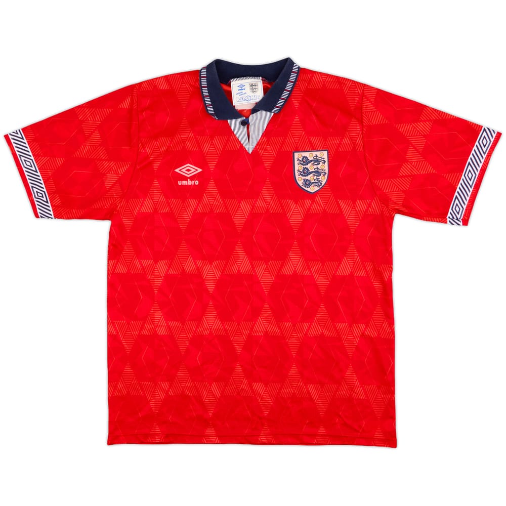 1990-93 England Away Shirt - 8/10 - (L)