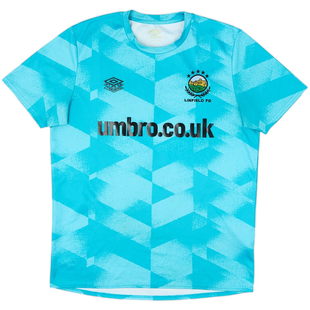2022-23 Linfield Umbro Training Shirt - 9/10 - (L)