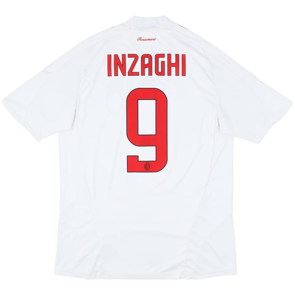 2008-09 AC Milan Away Shirt Inzaghi #9 - 8/10 - (M)