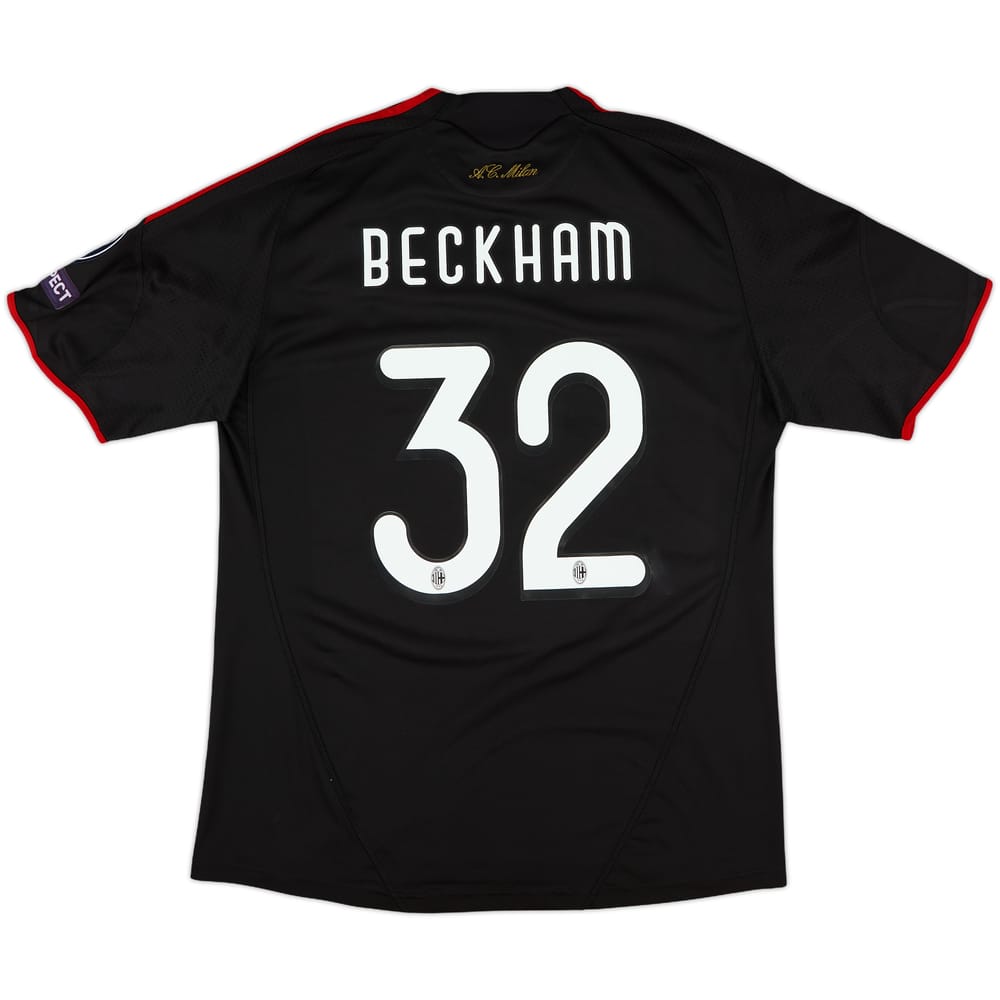 2009-10 AC Milan Third Shirt Beckham #32 - 8/10 - (L)