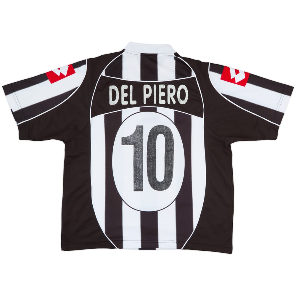 2002-03 Juventus Home Shirt Del Piero #10 - 7/10 - (XL)