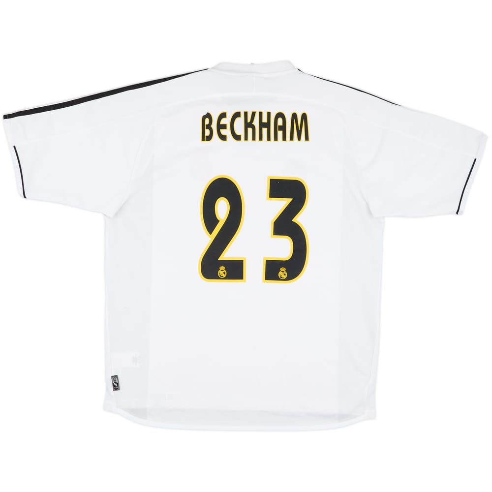 2003-04 Real Madrid Home Shirt Beckham #23 - 6/10 - (L)