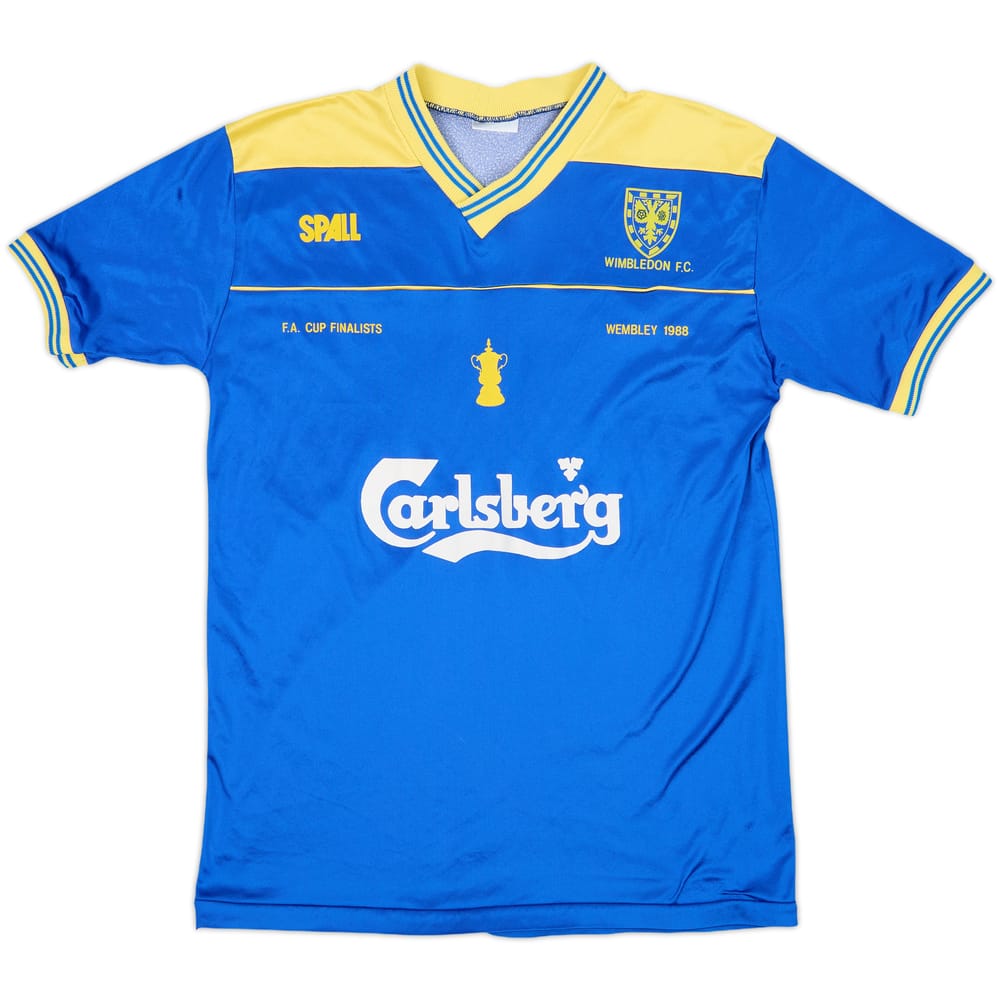 1988-89 Wimbledon 'FA Cup Final' Home Shirt - 9/10 - (M)