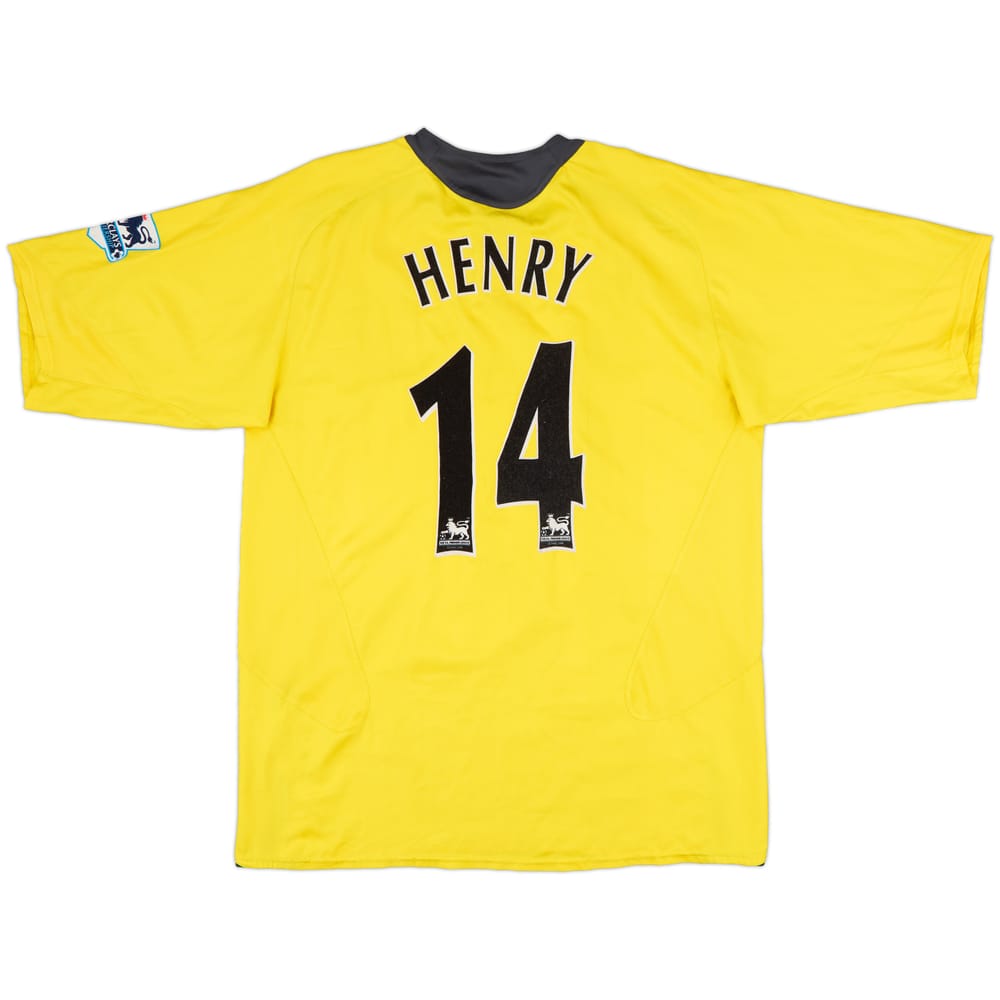 2005-06 Arsenal Away Shirt Henry #14 - 9/10 - (L)