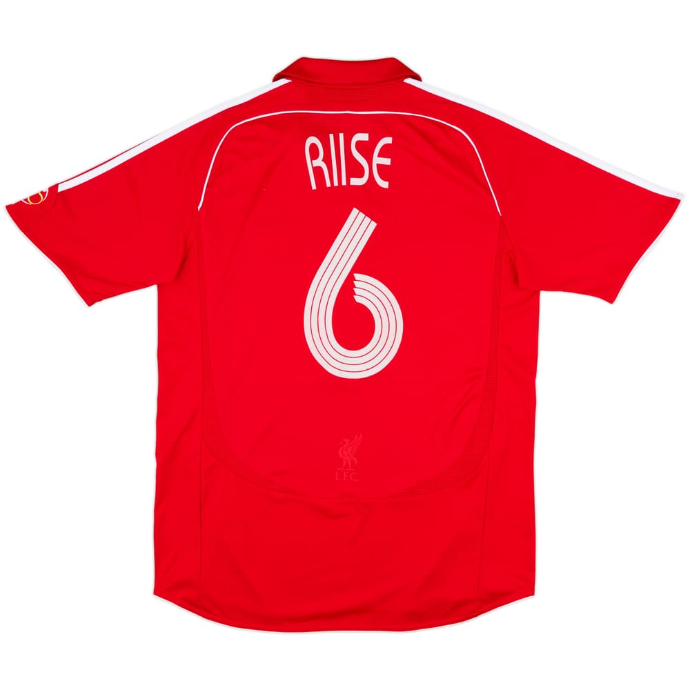 2006-08 Liverpool Home Shirt Riise #6 - 6/10 - (L)
