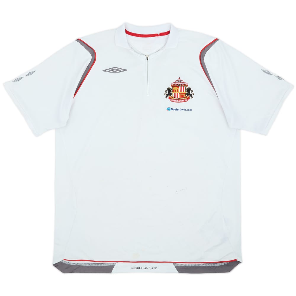 2007-08 Sunderland Umbro 1/4 Zip Polo Shirt - 4/10 - (XL)