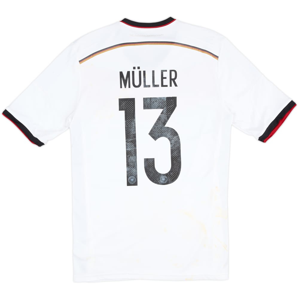 2014-15 Germany Home Shirt Muller #13 - 4/10 - (L)