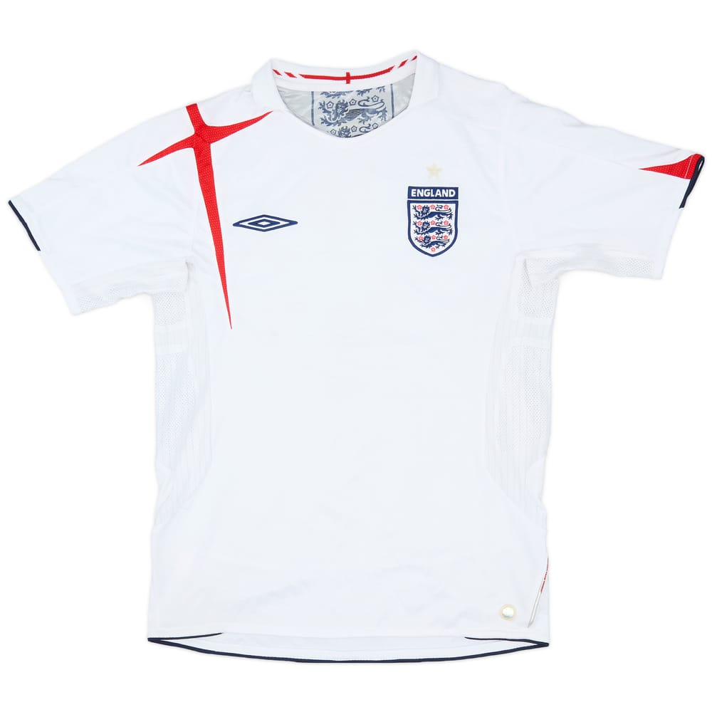 2005-07 England Home Shirt - 8/10 - (S)