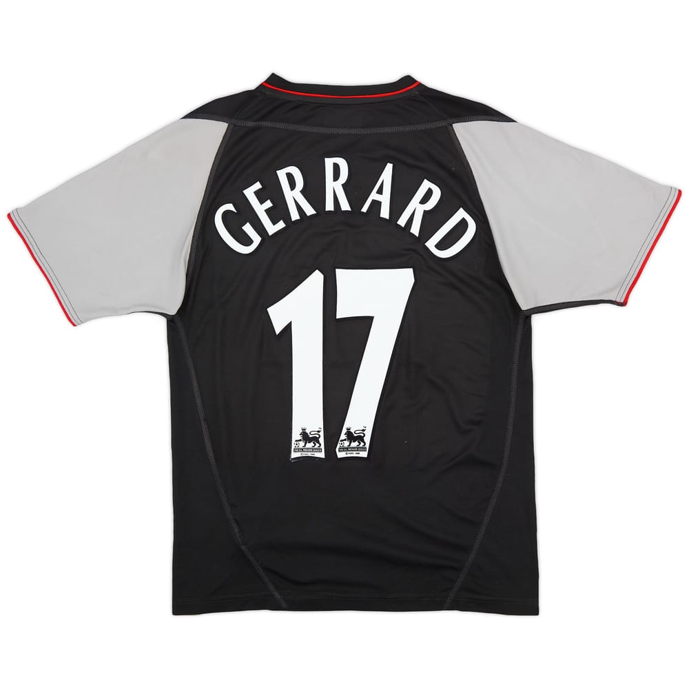 2002-04 Liverpool Away Shirt Gerrard #17 - 8/10 - (S)