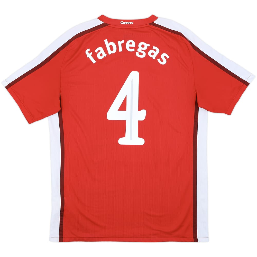 2008-10 Arsenal Home Shirt Fabregas #4 - 7/10 - (L)