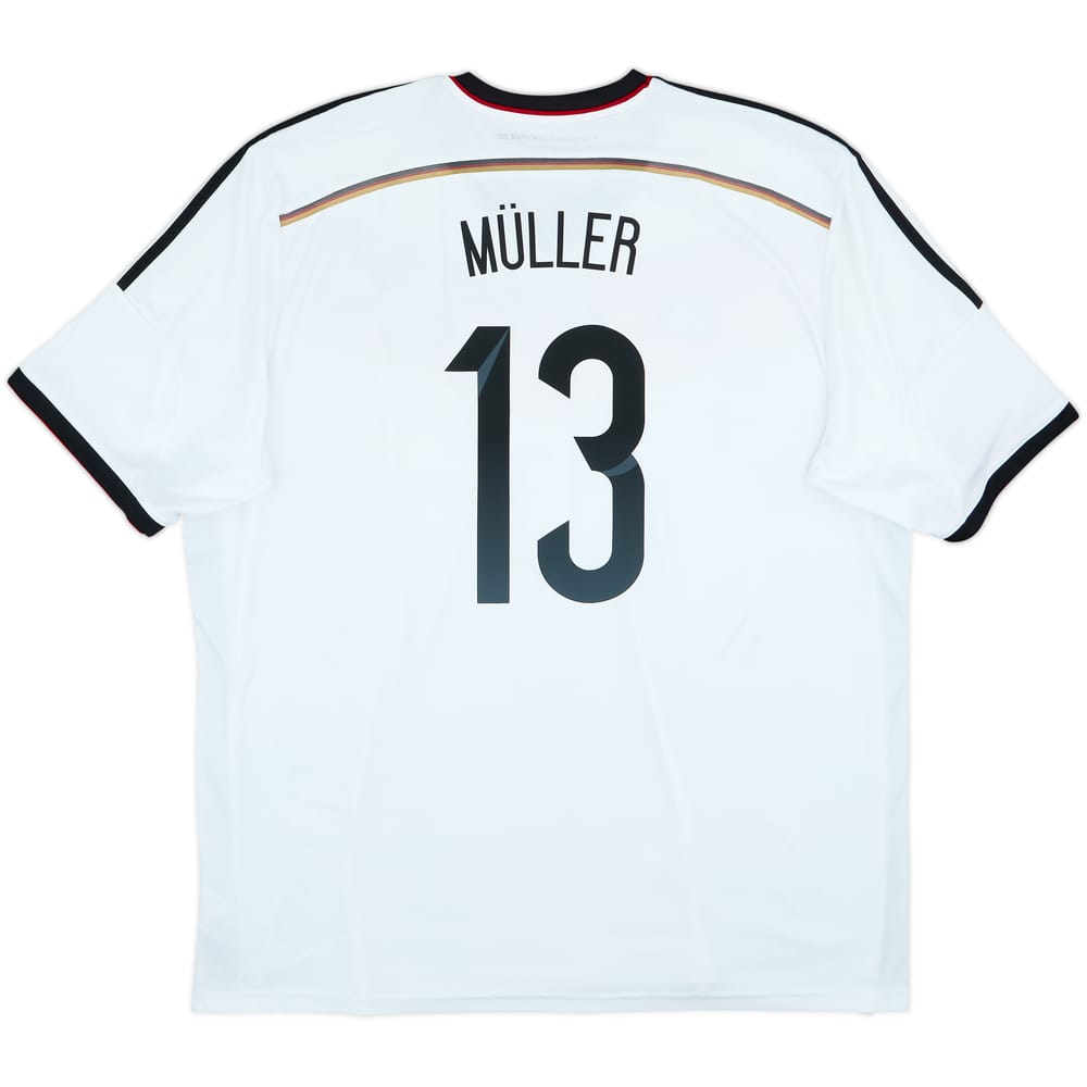 2014-15 Germany Home Shirt Muller #13 - 10/10 - (3XL)