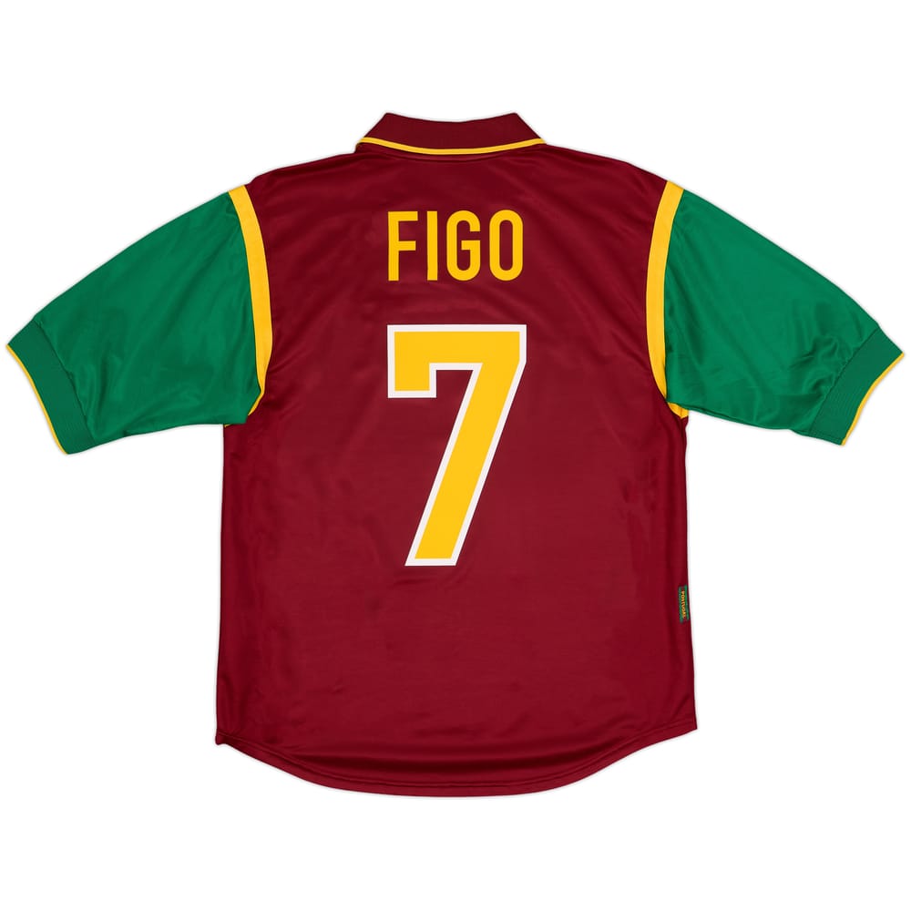 1999-00 Portugal Home Shirt Figo #7 - 9/10 - (S)