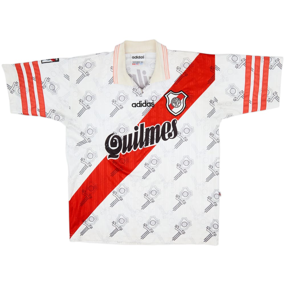 1996-98 River Plate Home Shirt - 8/10 - (L)