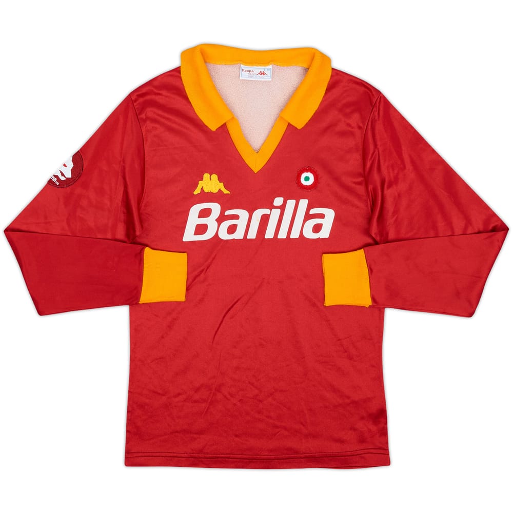 Camiseta L/S de local del Roma 1984-85 - 8/10 - (L. Niños)