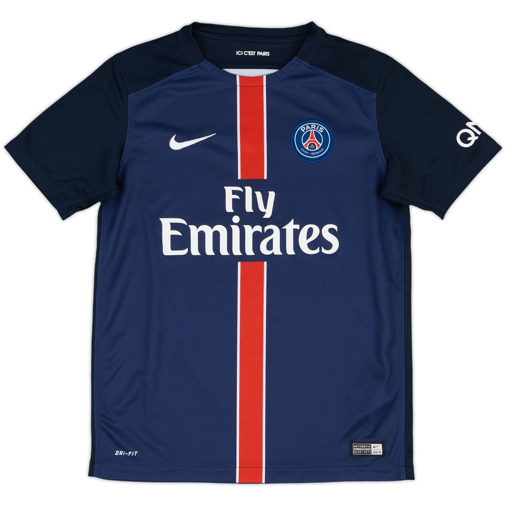 2015-16 Paris Saint-Germain Home Shirt - 7/10 - (L.Boys)