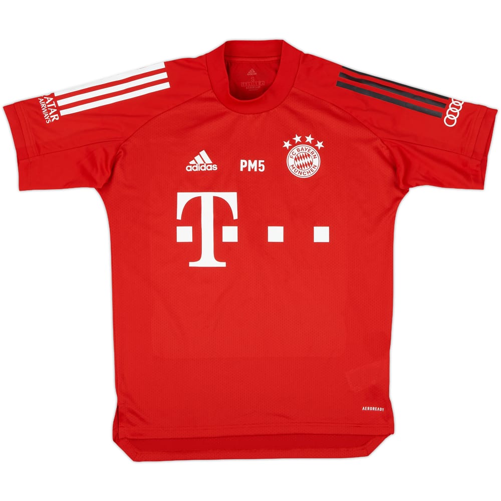 2020-21 Bayern Munich Staff Issue adidas Training Shirt PM5 - 10/10 - (S)