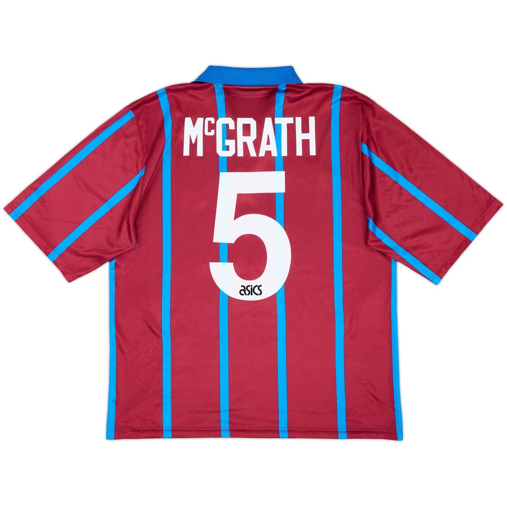 1993-95 Aston Villa Home Shirt McGrath #5 - 8/10 - (L)