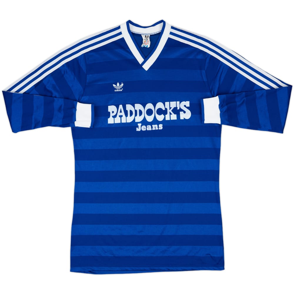1985-86 Schalke Home L/S Shirt - 9/10 - (L)