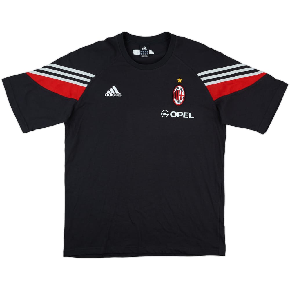 2003-04 AC Milan adidas Cotton Tee - 9/10 - (L/XL)