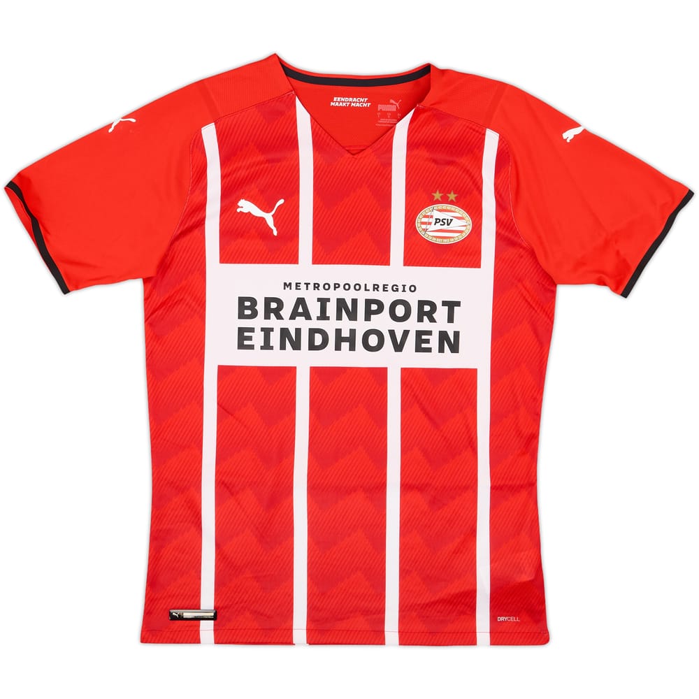 2021-22 PSV Authentic Home Shirt - 7/10 - (L)