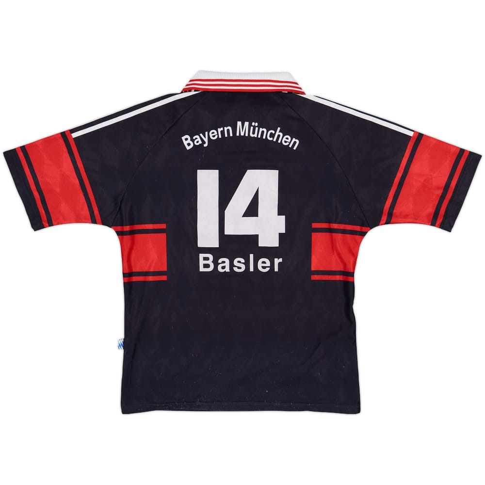 1997-99 Bayern Munich Home Shirt Basler #14 - 6/10 - (XL.Boys)