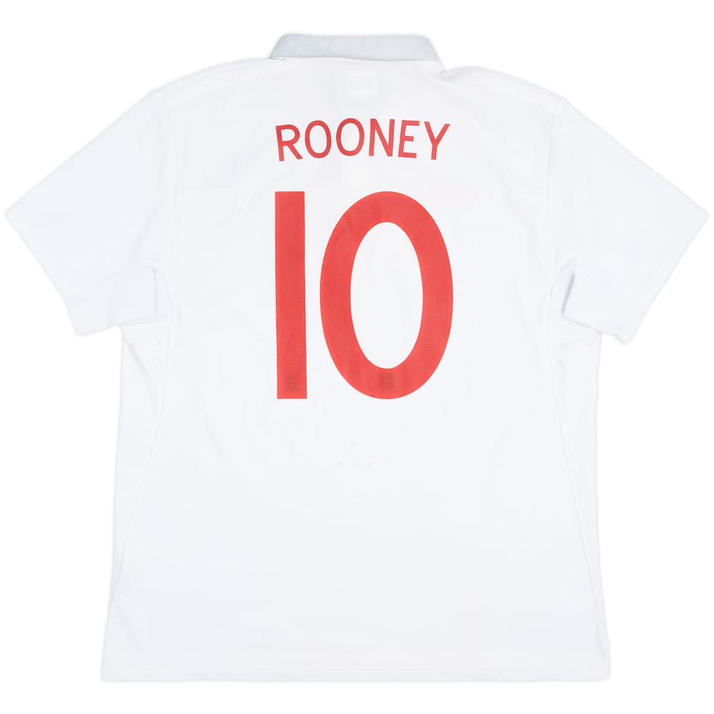 2009-10 England Home Shirt Rooney #10 - 5/10 - (XL)