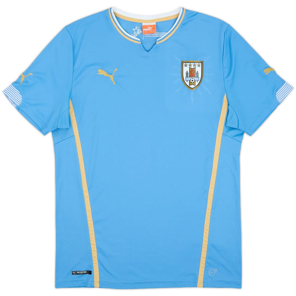 2014-15 Uruguay Home Shirt - 9/10 - (L)
