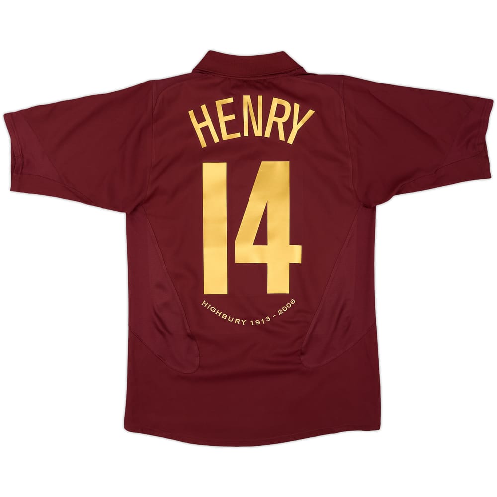 2005-06 Arsenal Home Shirt Henry #14 - 9/10 - (S)