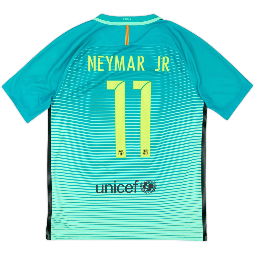 2016-17 Barcelona Third Shirt Neymar Jr #11 - 7/10 - (M)
