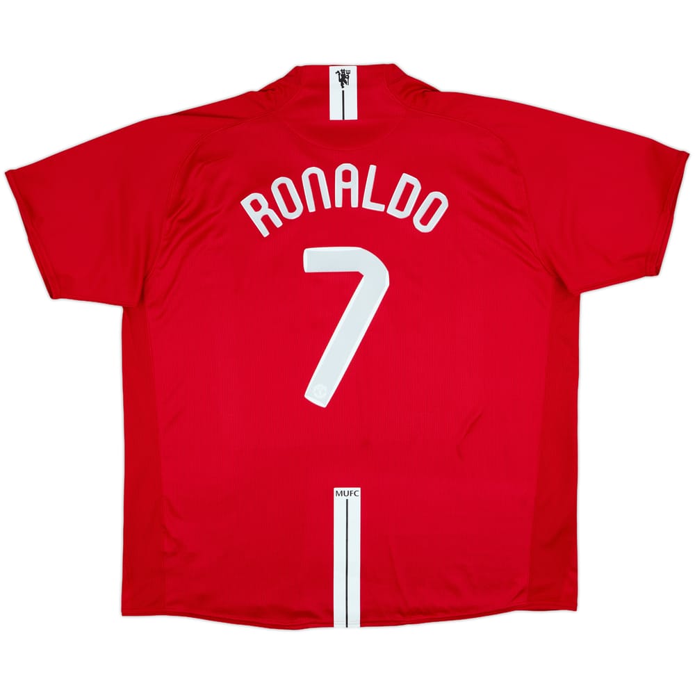 2007-09 Manchester United Home Shirt Ronaldo #7 - 8/10 - (3XL)