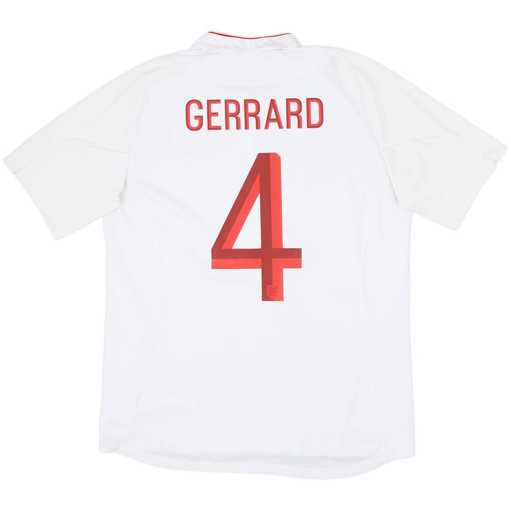 2012-13 England Home Shirt Gerrard #4 - 7/10 - (L)