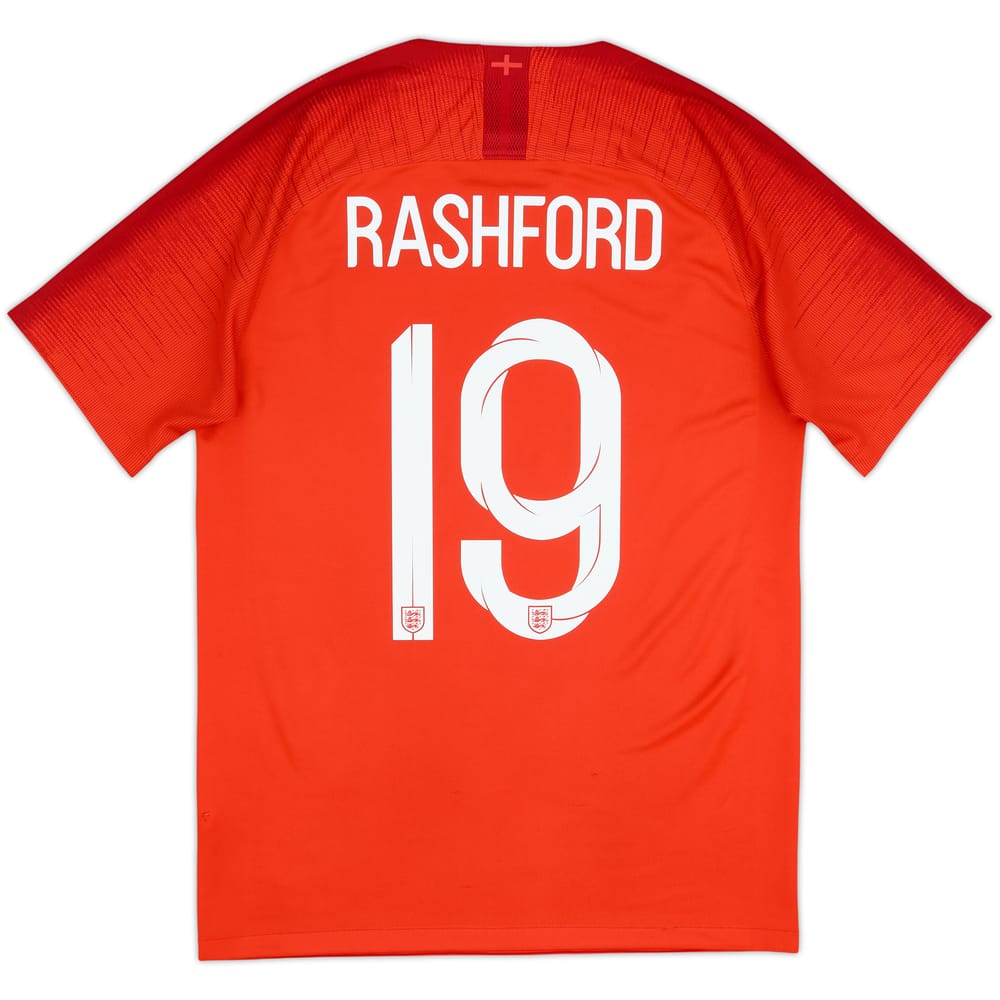 2018-19 England Away Shirt Rashford #19 - 6/10 - (S)