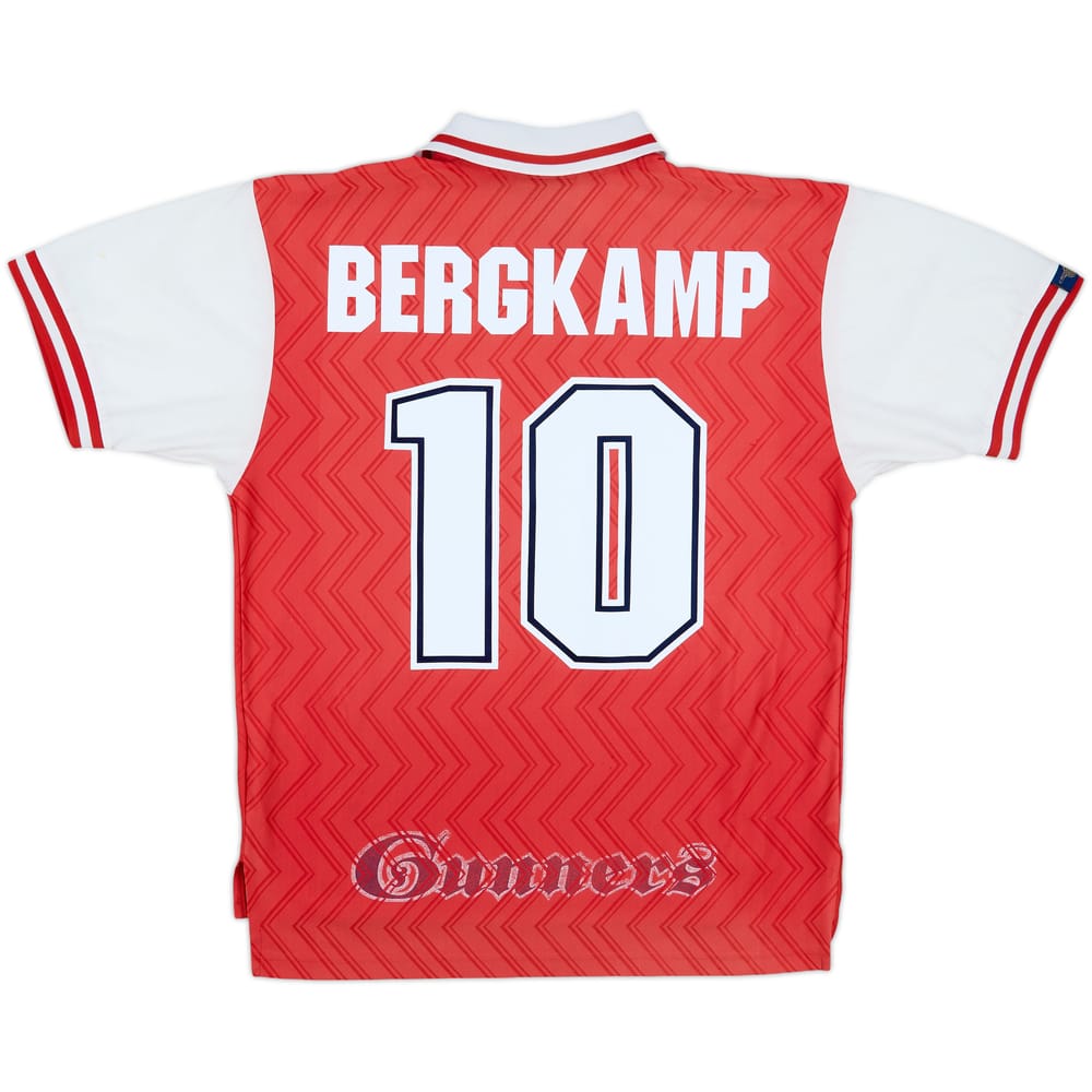 1996-98 Arsenal Home Shirt Bergkamp #10 - 5/10 - (L)