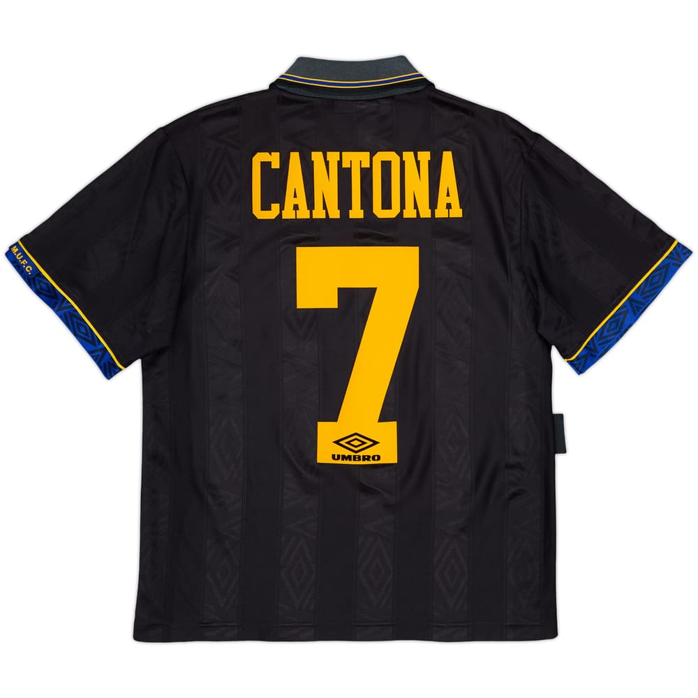 1993-95 Manchester United Away Shirt Cantona #7 - 8/10 - (S)