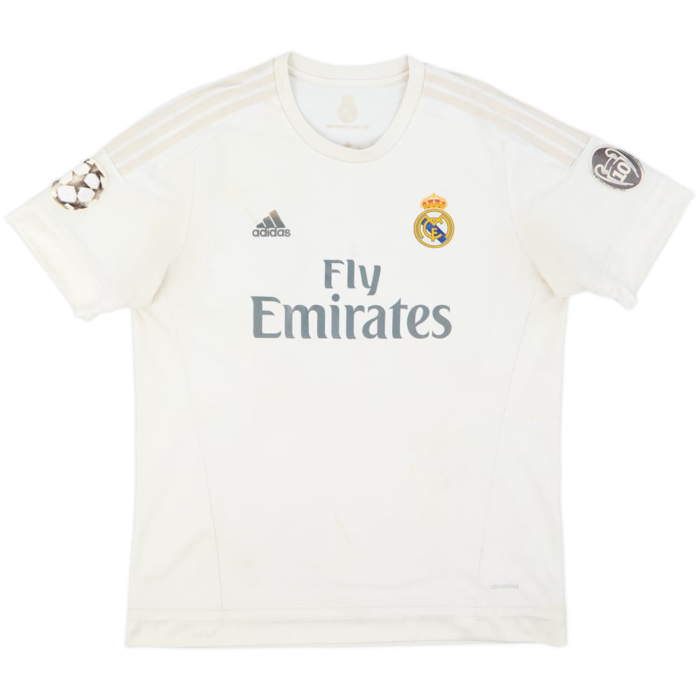 2015-16 Real Madrid Home Shirt - 4/10 - (XL)