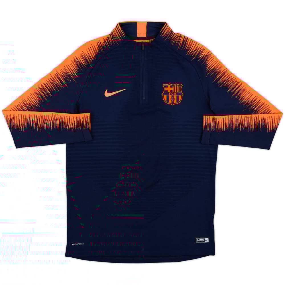 2018-19 Barcelona Nike Vaporknit 1/4 Zip Drill Top - 10/10 - (M)