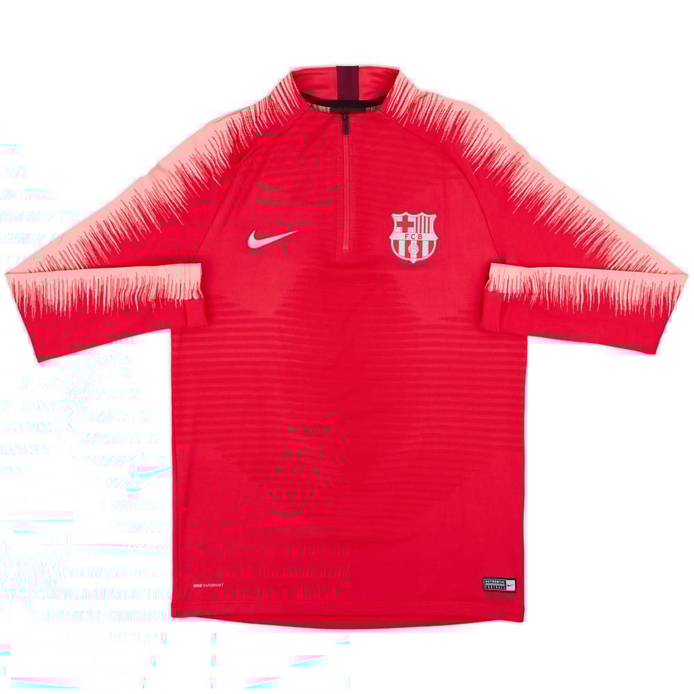 2018-19 Barcelona Nike Vaporknit 1/4 Zip Training Top - 10/10 - (M)