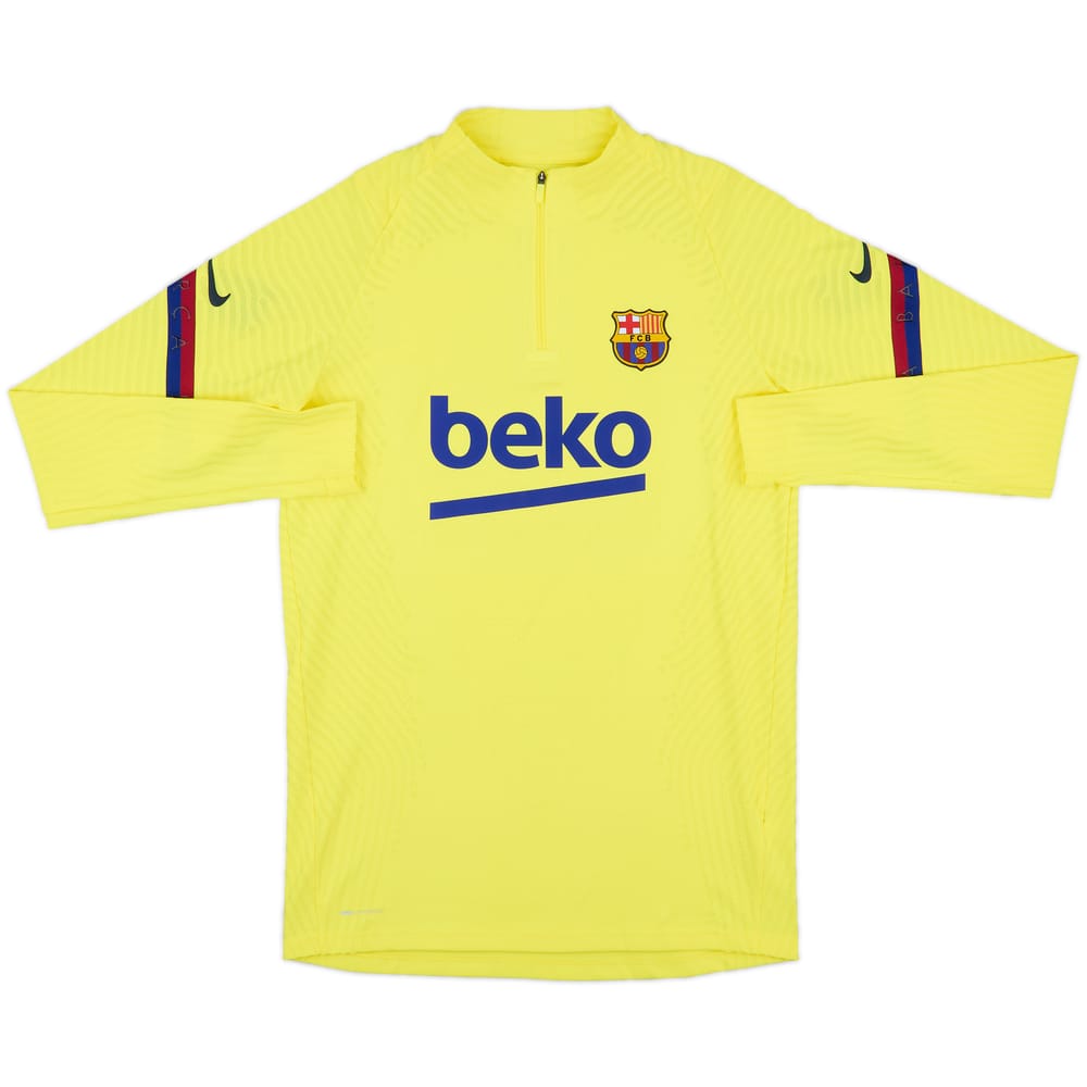 2020-21 Barcelona Nike Vaporknit 1/4 Zip Drill Top - 8/10 - (M)