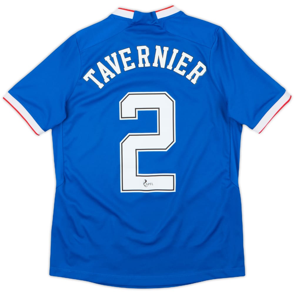 2022-23 Rangers Home Shirt Tavernier #2 - 9/10 - (XL.Boys)