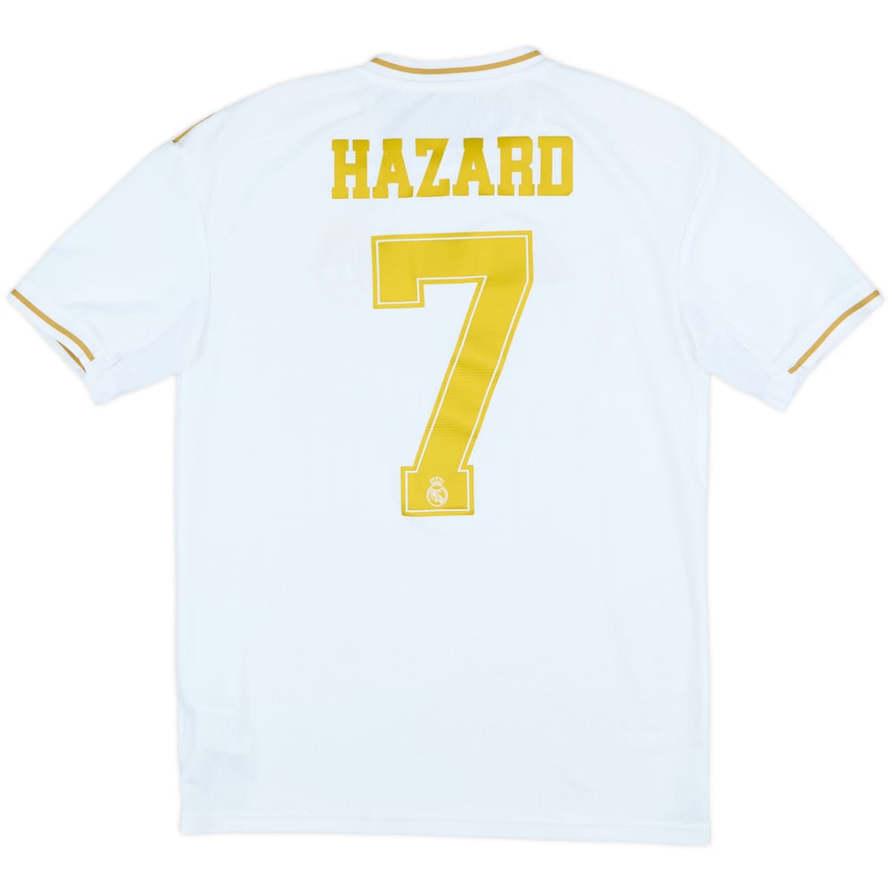 2019-20 Real Madrid Home Shirt Hazard #7 - 8/10 - (XL.Boys)