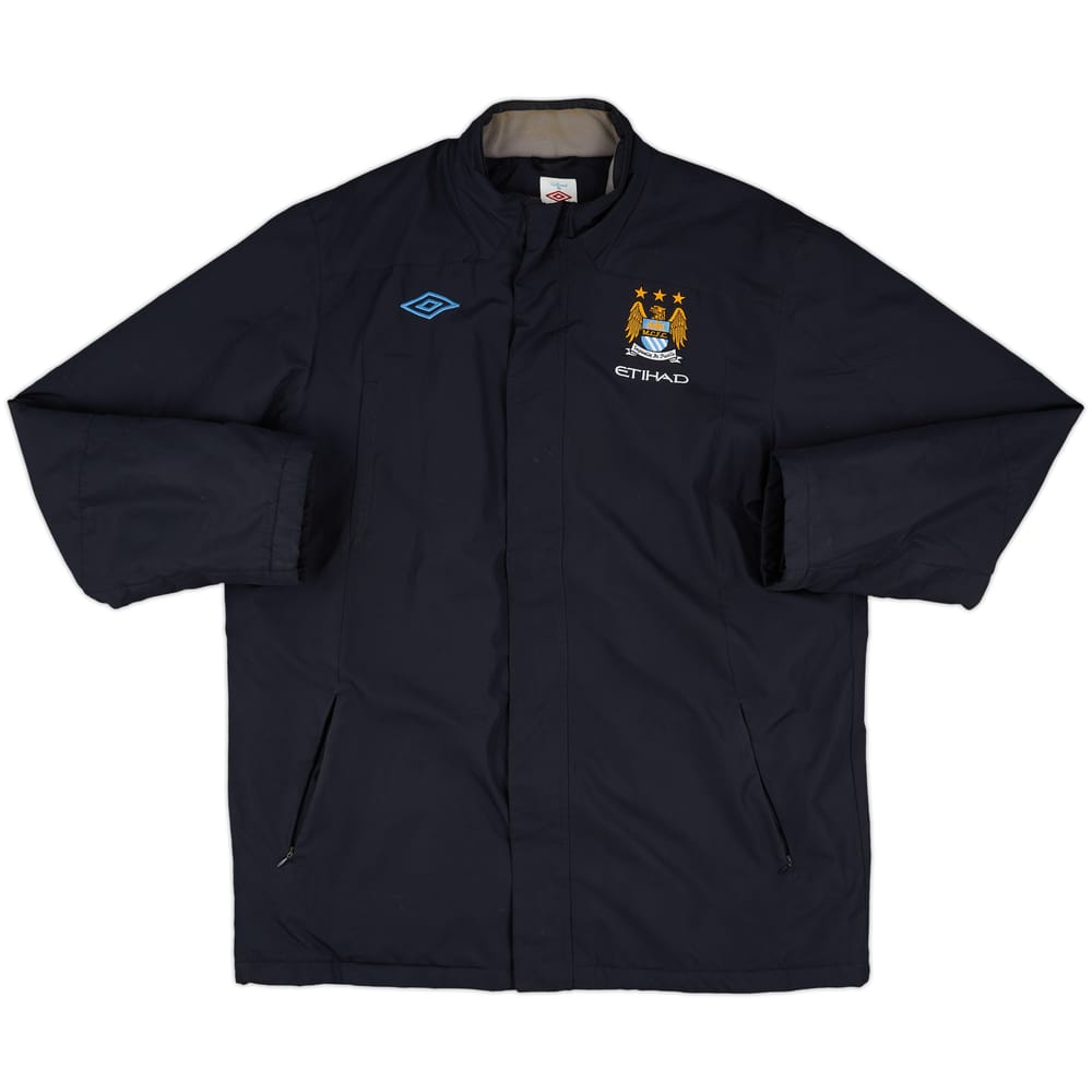2010-11 Manchester City Umbro Padded Bench Coat - 9/10 - (XL)