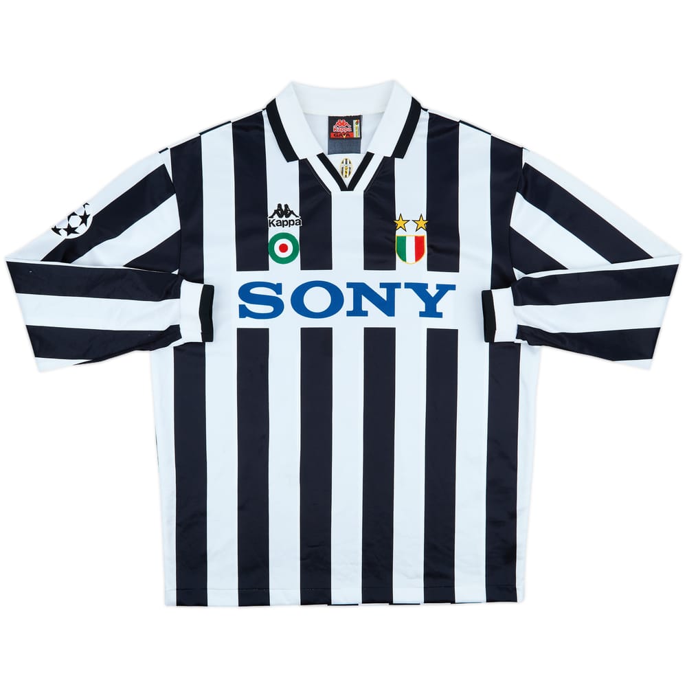 1995-97 Juventus Home L/S Shirt #10 - 7/10 - (L)